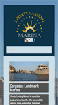 Mobile Screenshot of libertylandingmarina.com